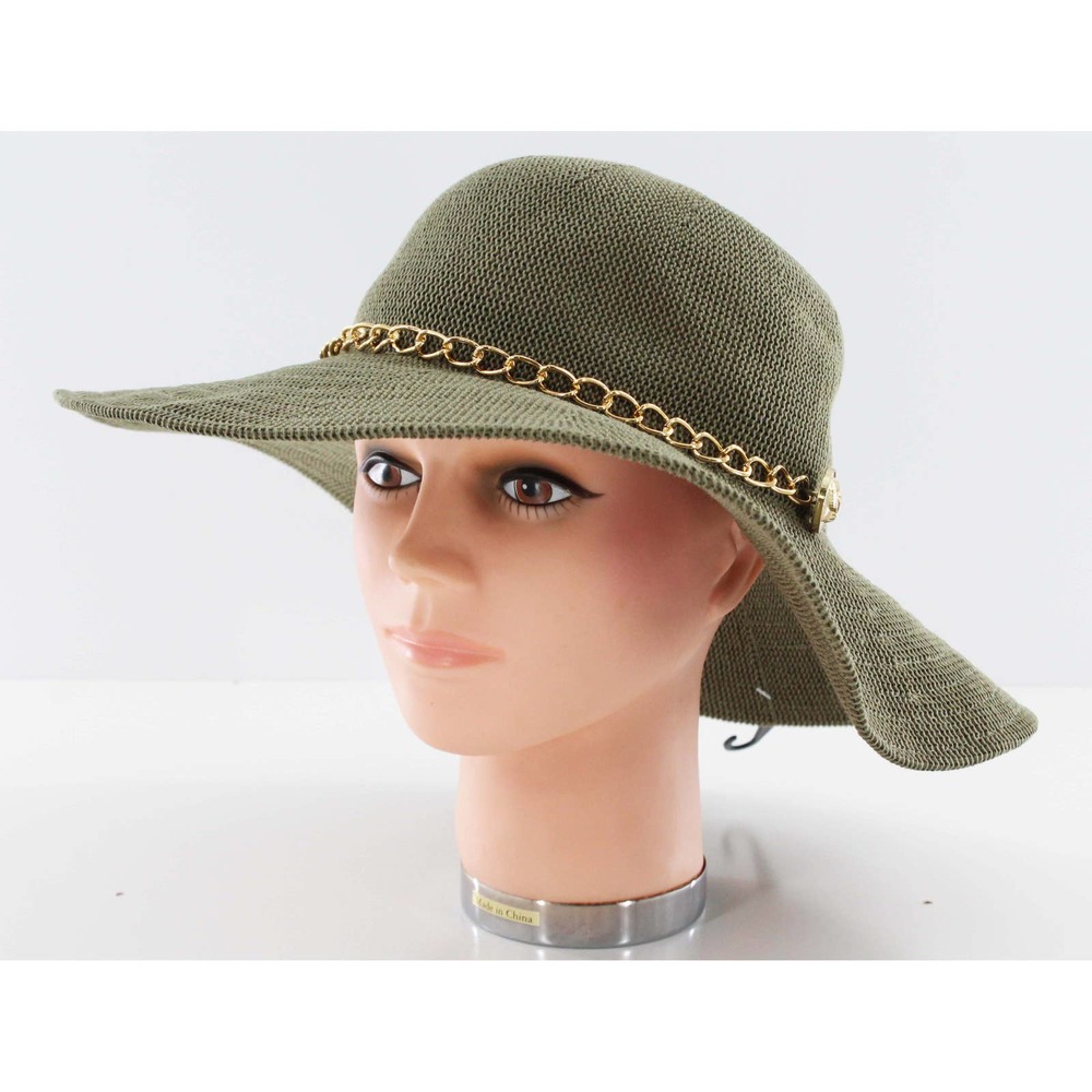 Collection XIIX New Olive Green Summer Floppy Hat #HT154
